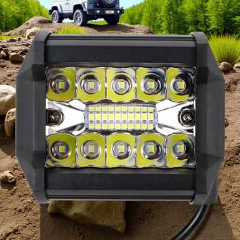 Gambar produk TaffLED Spotlight LED Foglamp Headlight Offroad IP67 Cool White 12V 4 Inch - JT050