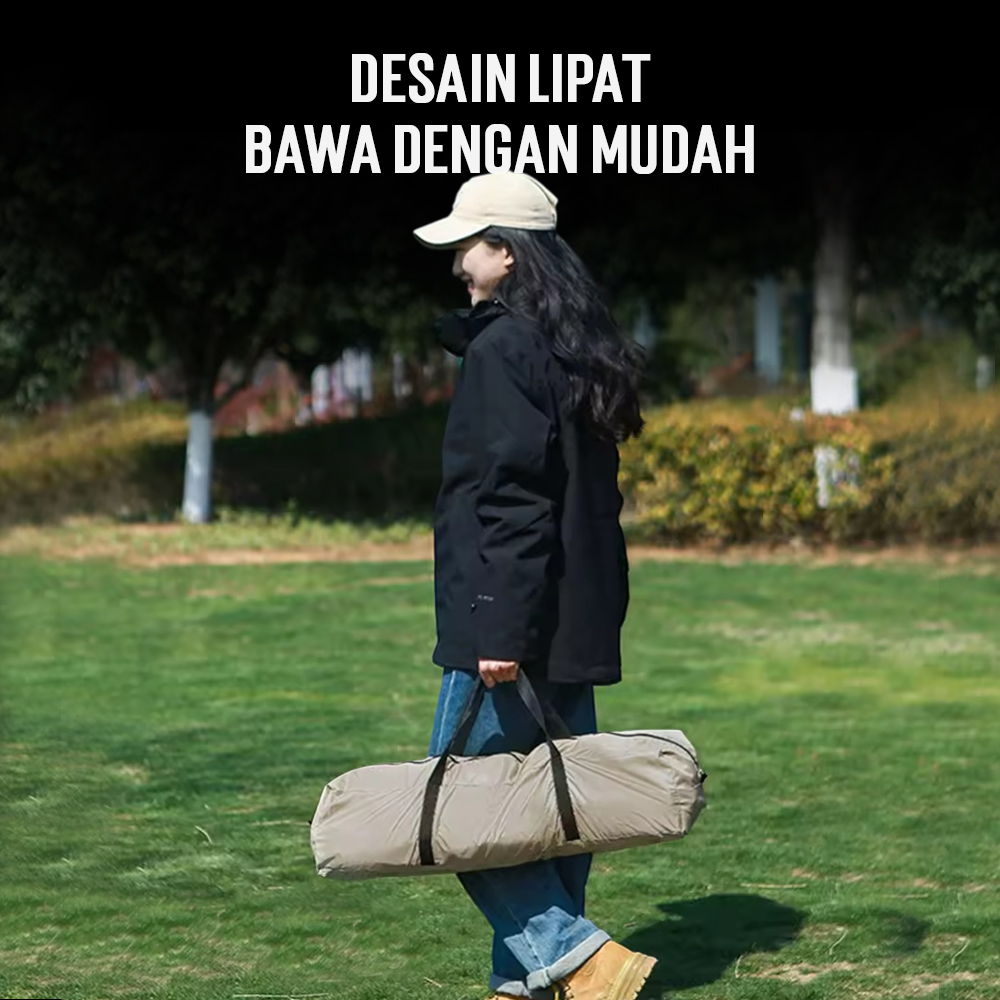 Gambar produk WolFAce Tenda Camping Lipat Otomatis 3-4 Orang Single Layer Waterproof - CT-XML-9-1