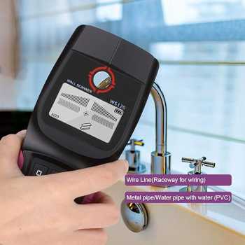 NicetyMeter Detektor Logam Wall Scanner Water Electricity Installation - WS120