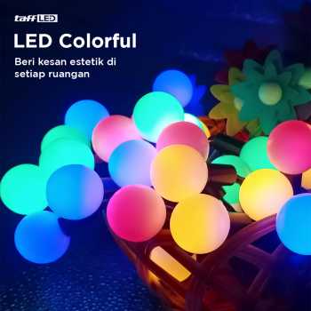 Gambar produk TaffLED Lampu Hias Gantung String Lights Model Bohlam Mini Waterproof 3M - ZYD0931