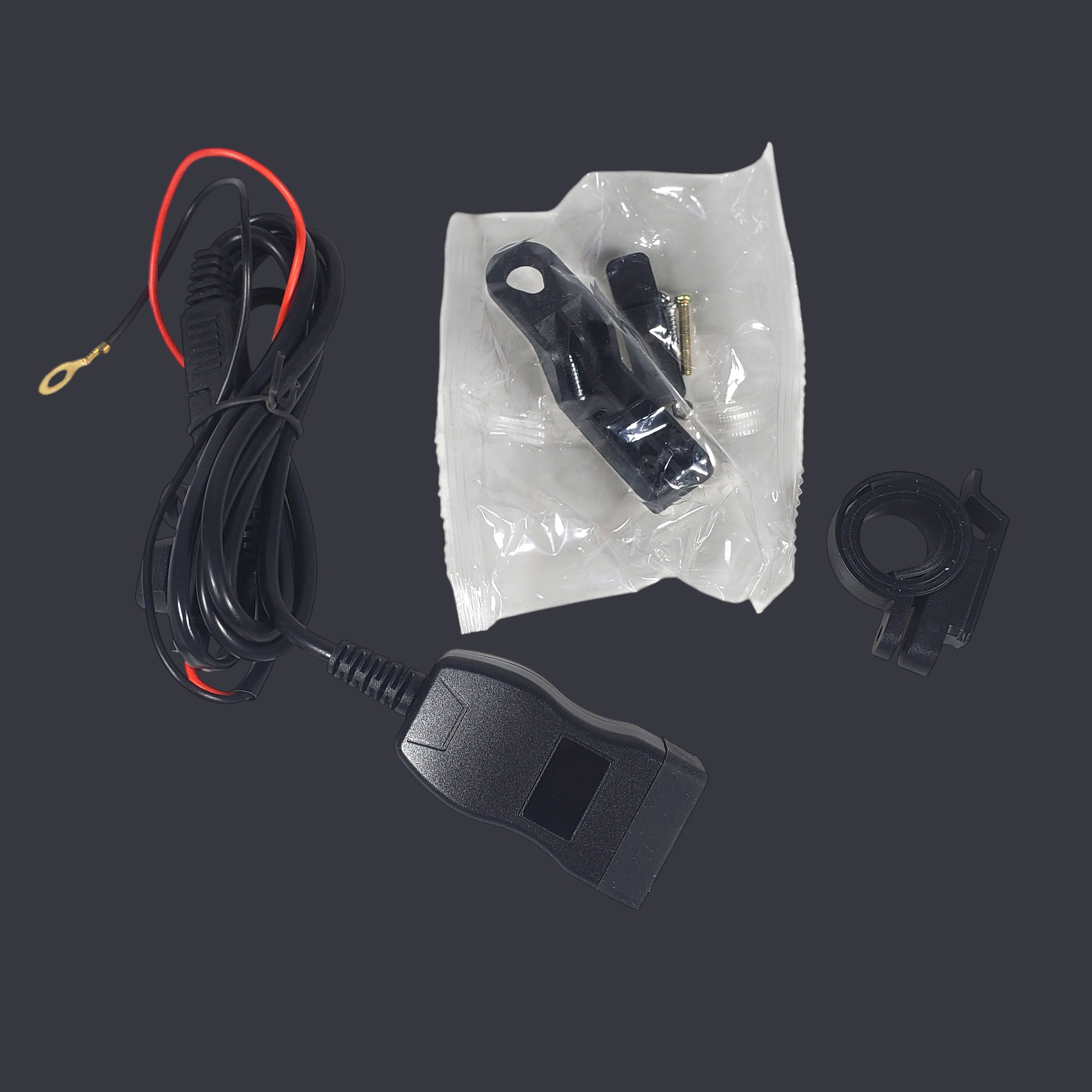 Gambar produk ExtractMe Charger Motor Voltmeter Anti Air QC 3.0 PD USB Type C - YC-A83PD