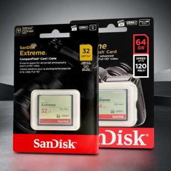 Gambar produk SanDisk Extreme Compact Flash Card VGP-20 120MB/s 32GB - SDCFXSB