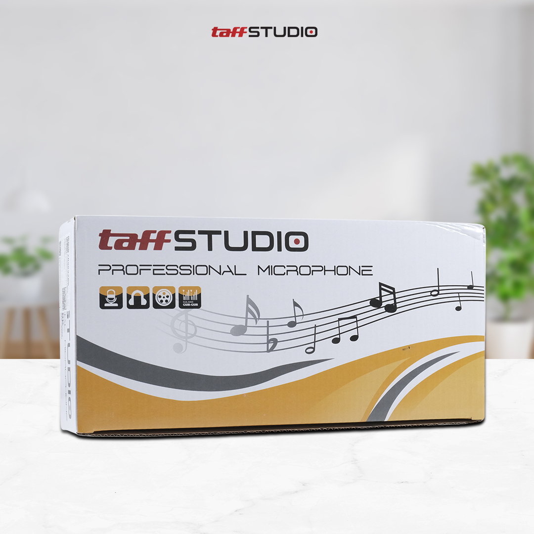 Gambar produk TaffSTUDIO Microphone Karaoke Wireless Rechargeable 2 Ch 2.4GHz 2 PCS - SM2