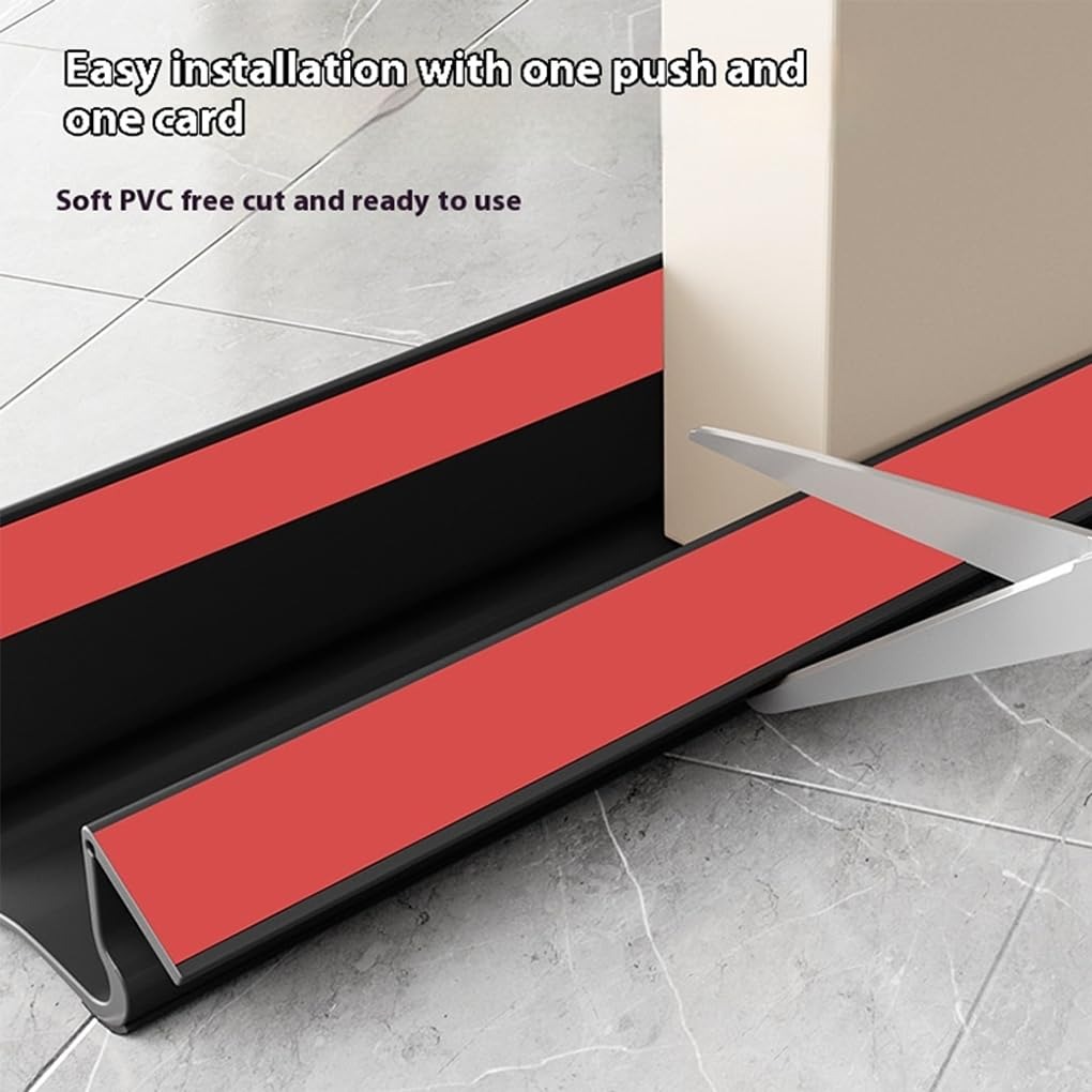 Gambar produk HOMLY Lis Penghalang Serangga Debu Bawah Pintu Door Bottom Seal 93cm - H93