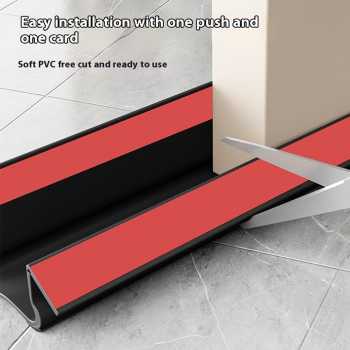 Gambar produk HOMLY Lis Penghalang Serangga Debu Bawah Pintu Door Bottom Seal 93cm - H93