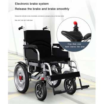 Gambar produk JiKang Kursi Roda Elektrik Lipat Wheelchair with Hand Controller 250W - TW-100W