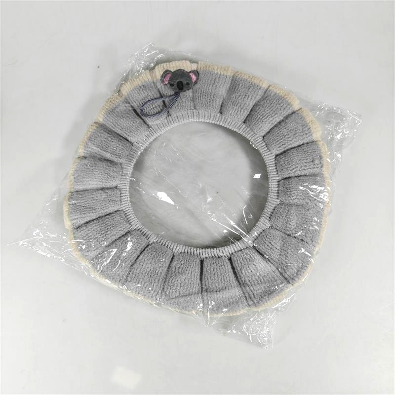 Gambar produk LUVHOME Sarung Kloset Rajut Alas Duduk Toilet Seat Cushion Cover - LH107