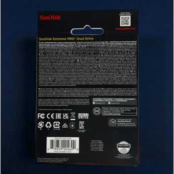 Gambar produk SanDisk Extreme PRO USB Dual Drive Up to 1000MB/s USB Type-C USB3.2 512GB - SDDDE1