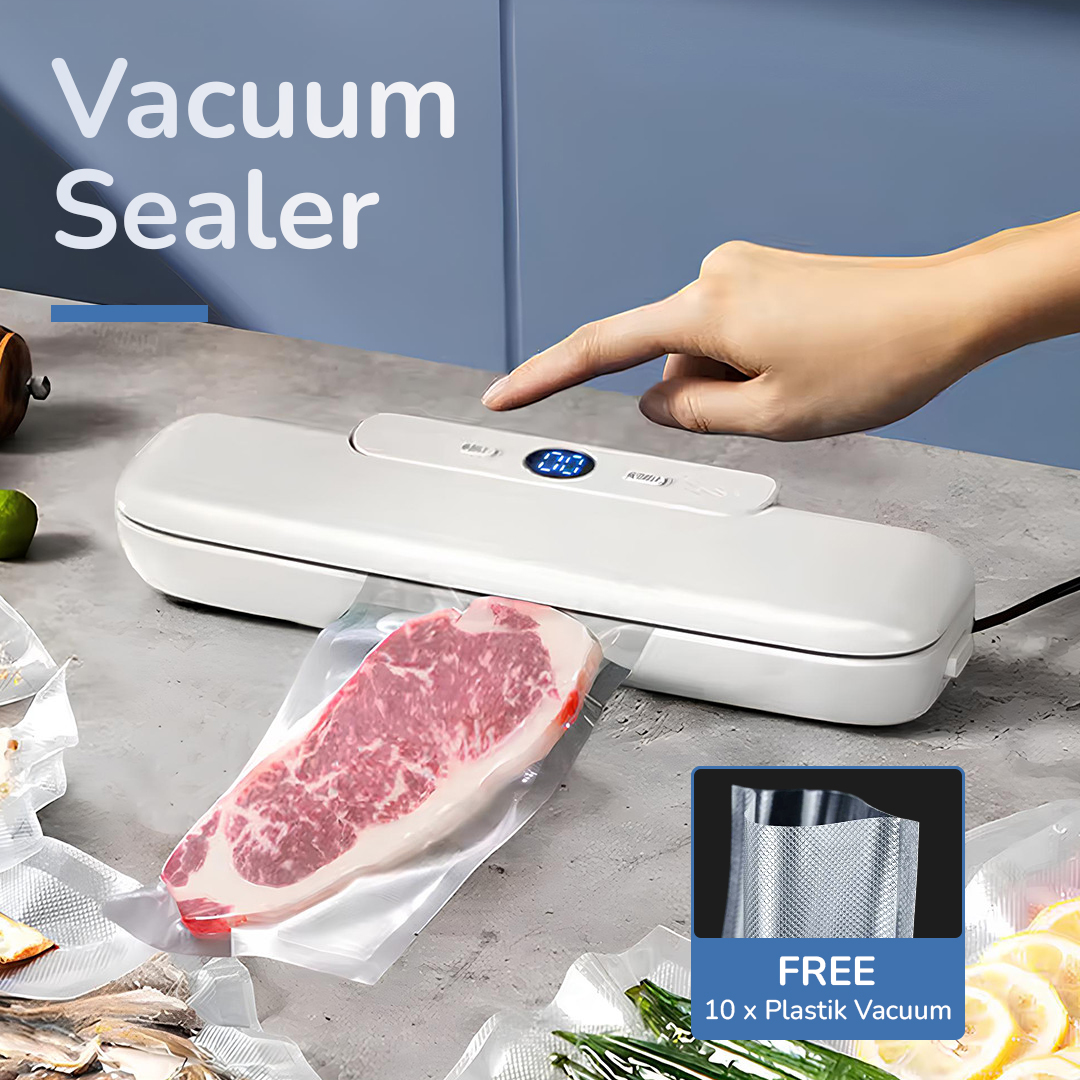 Gambar produk TFALO Alat Vakum Makanan Vacuum Sealer Packaging Machine with Bag - FK-7912