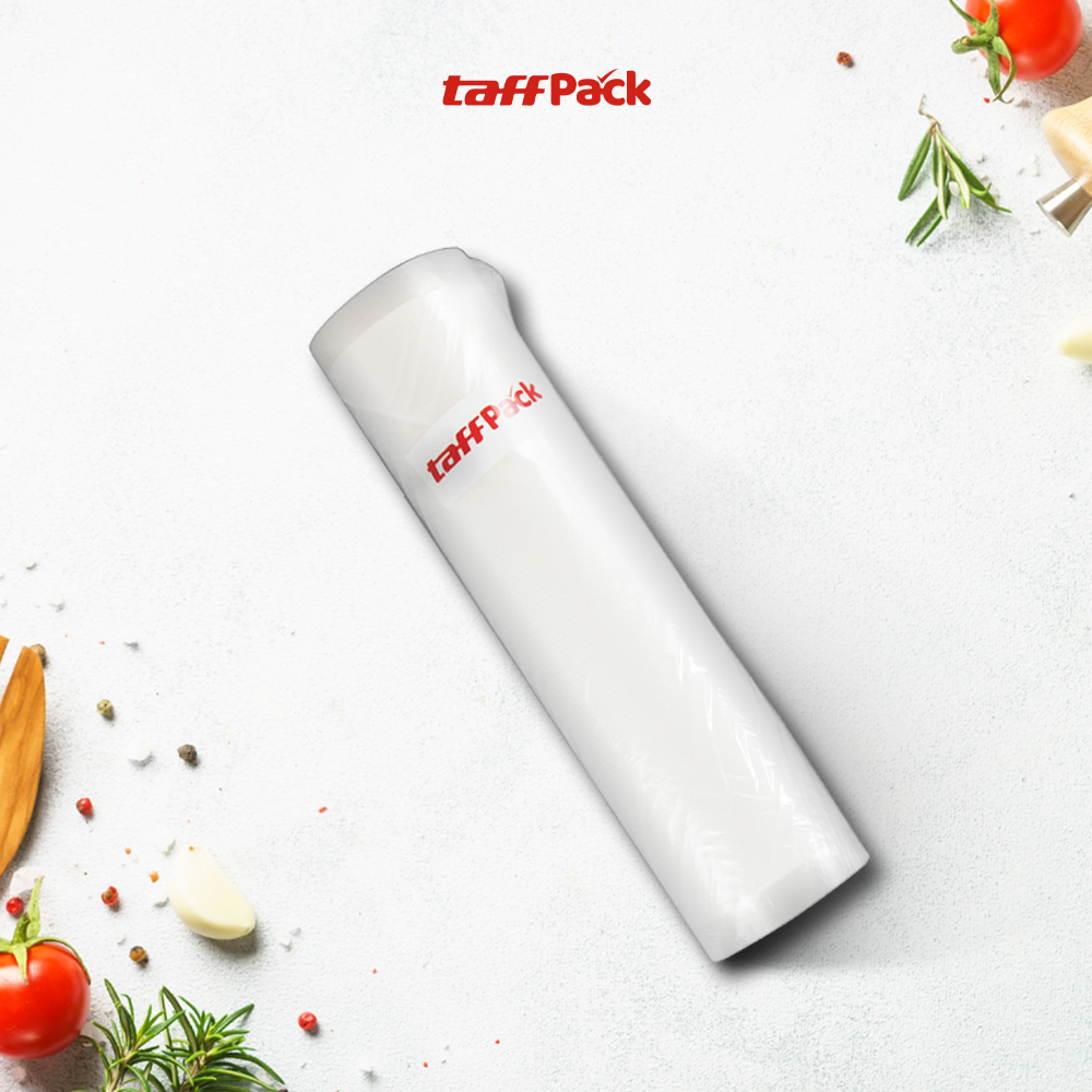 Gambar produk TaffPACK Plastik Vacuum Makanan Sealer Storage Bag BPA Free 1 Roll 15x500cm - HK-07