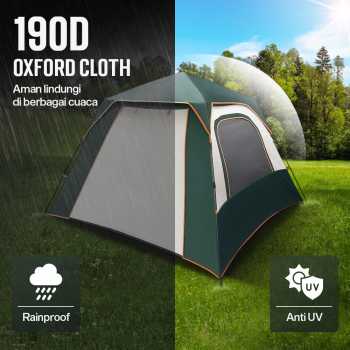 Gambar produk YTZP Tenda Camping Lipat Otomatis 3-4 Orang Single Layer Waterproof - TH-34