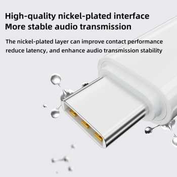 Gambar produk KRENGO OTG USB Type C Male to Lightning Female iPhone Earpods Adapter - CX0524