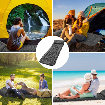 Gambar produk LISM Kasur Matras Angin Manual Sleeping Pad Waterproof Single - LS18Z