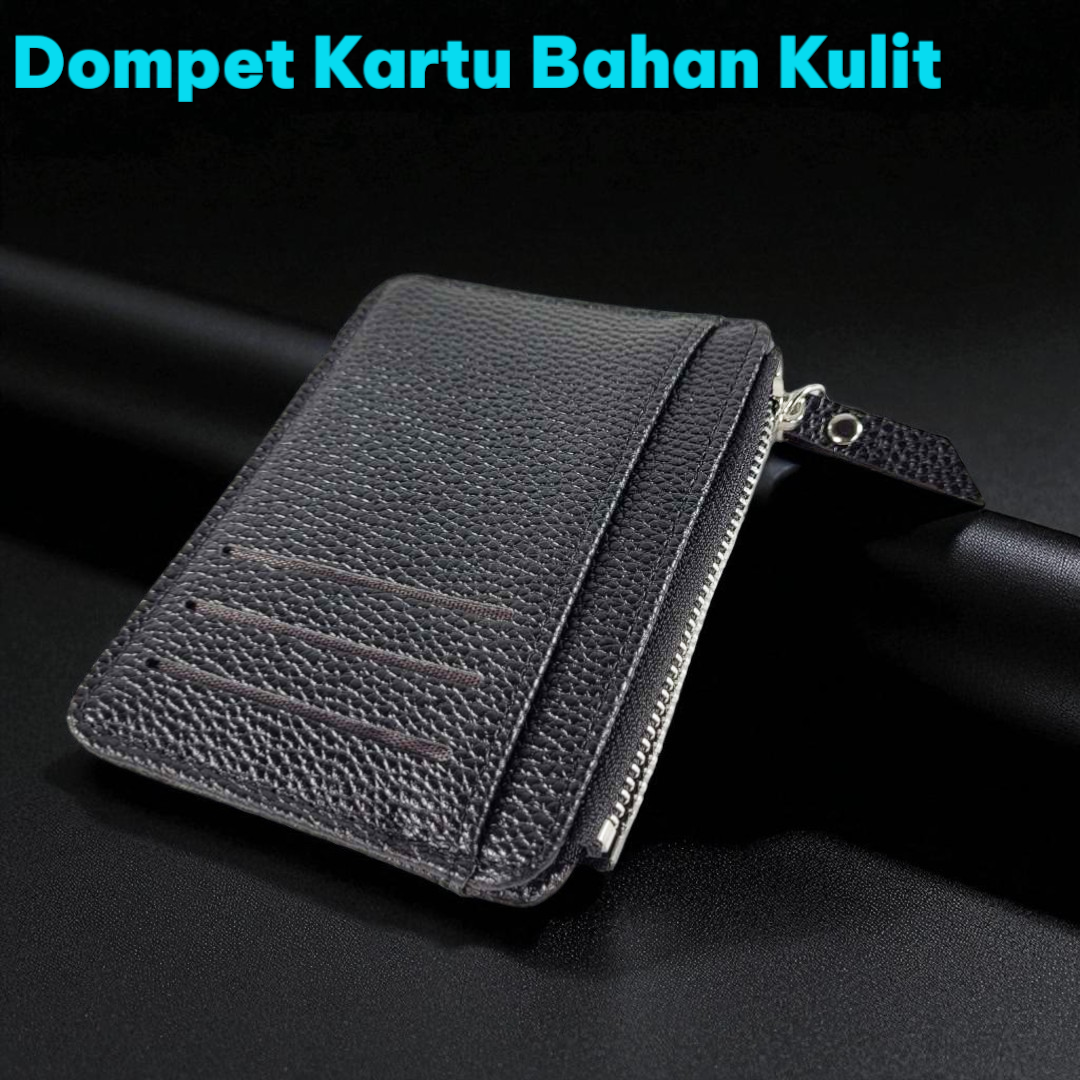 Gambar produk CUIKCA Dompet Kartu Bahan Kulit ID Card Holder Slim Design - HF041