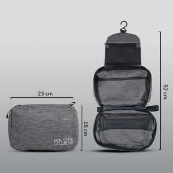 Gambar produk QEHIIE Hanging Travel Bag Folding Organizer Tas Lipat Multi Layer - QE24