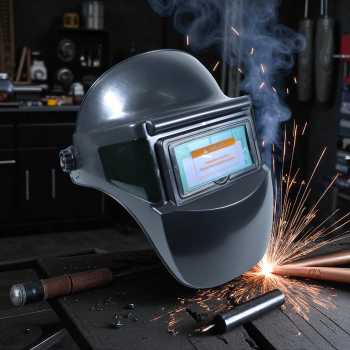 MERISHOP Helm Las Automatic Dimming Protective Welding - 110