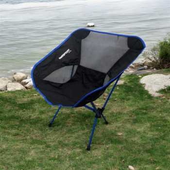 Gambar produk TaffSPORT Kursi Lipat Outdoor Camping Portable Oxford Folding Chair Low - SF733