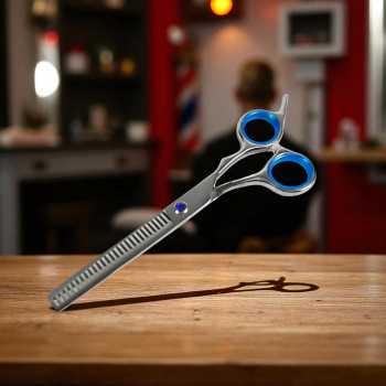 Gambar produk YUCH Gunting Rambut Lurus Sasak Oil Quenching Stainless Steel 4Cr13 Thinning Scissor - YC6