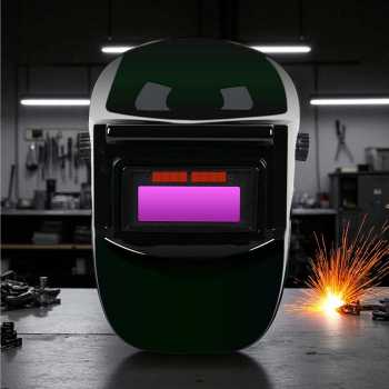 Gambar produk MERISHOP Helm Las Automatic Dimming Protective Welding - 110