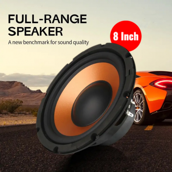 AUTOMOTO Speaker Subwoofer Mobil Strong Bass Shock Magnetic Steel - AM81