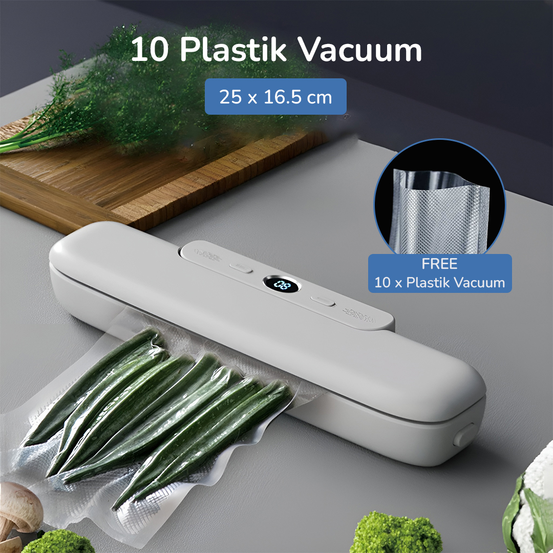 Gambar produk TFALO Alat Vakum Makanan Vacuum Sealer Packaging Machine with Bag - FK-7912