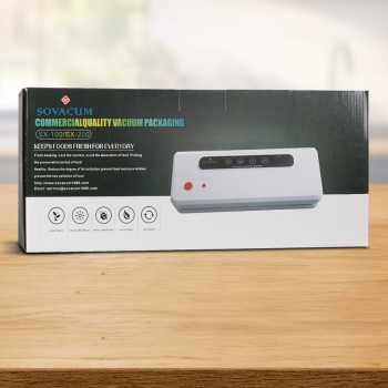 Gambar produk SOVACUM Alat Vakum Makanan Vacuum Sealer Packaging Machine with Bag - SX-100