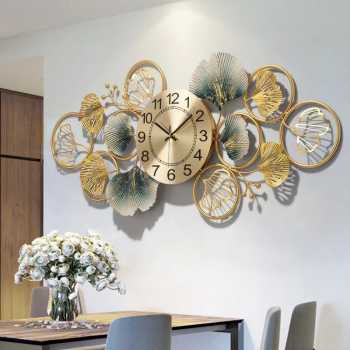 Gambar produk TaffHOME Jam Dinding Dekorasi Quartz Luxury European Style 40x90cm - 2283