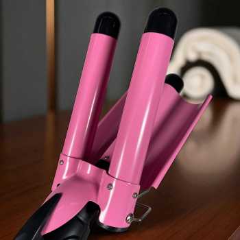 Gambar produk CHIGNON Catokan Rambut 3 Barrel Hair Curling Wavy Iron 25mm 70W - M-11