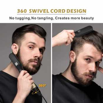 Gambar produk SHIZA Catokan Sisir Jenggot Pelurus Rambut Straightening Styling Comb - AO-030