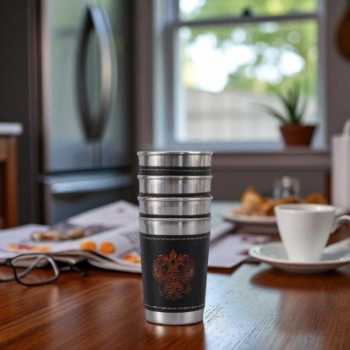 Gambar produk Set Gelas Camping Stainless Steel Travel Mug 70ml 4 PCS - MCY-66