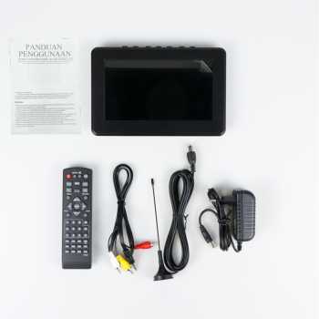 Gambar produk Taffware Portable TV Monitor Digital 7 Inch DVB-T2 Rechargeable - D7