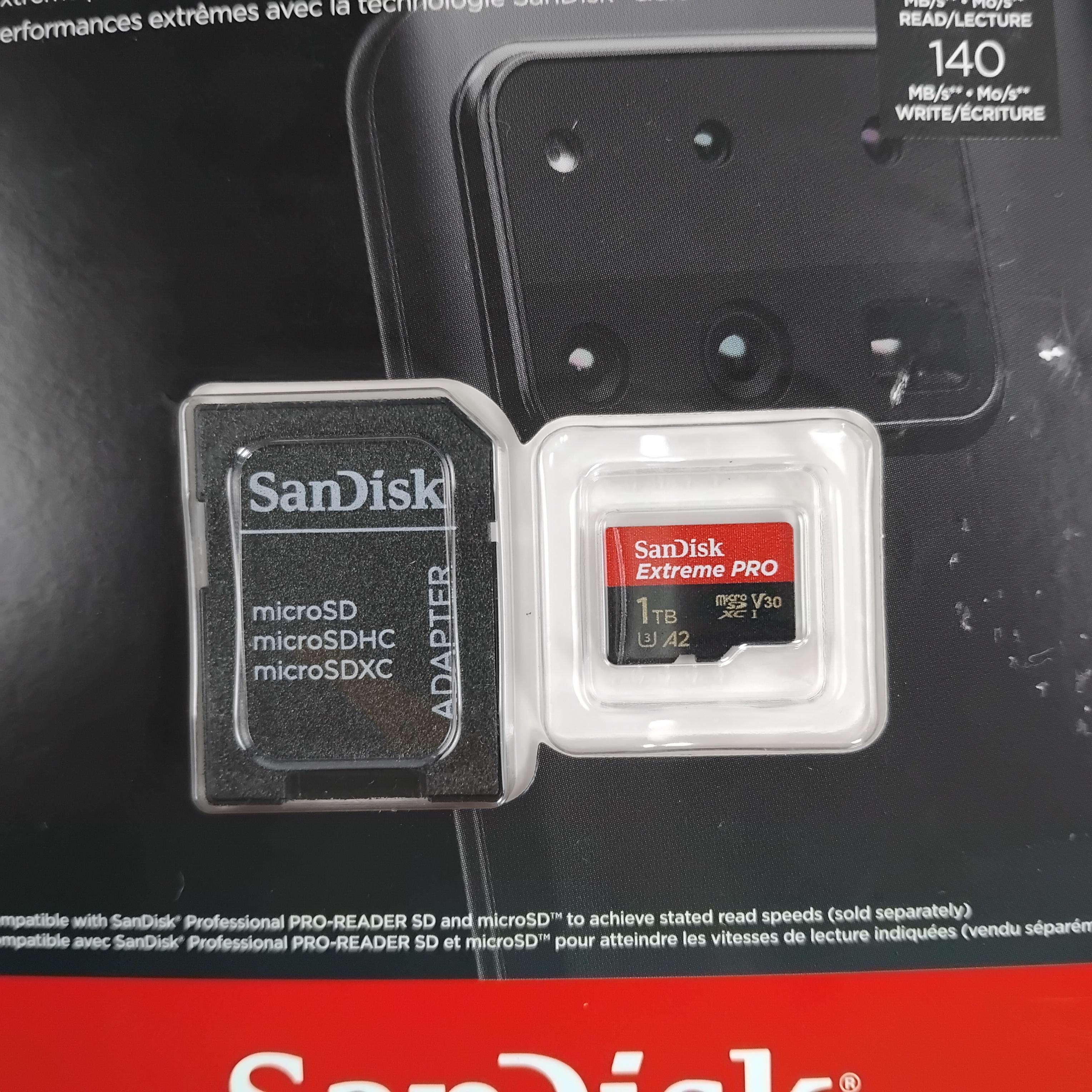 Gambar produk SanDisk Extreme Pro microSDXC UHS-I A2 V30 200MB/s 1TB-SDSQXCD-1T00
