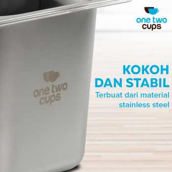 Gambar produk One Two Cups Wadah Ampas Kopi Espresso Knock Box Container XL - KB3