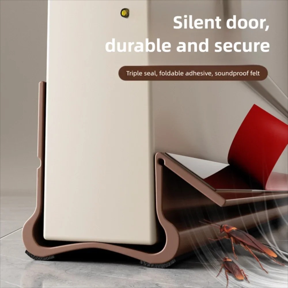 Gambar produk HOMLY Lis Penghalang Serangga Debu Bawah Pintu Door Bottom Seal 93cm - H93