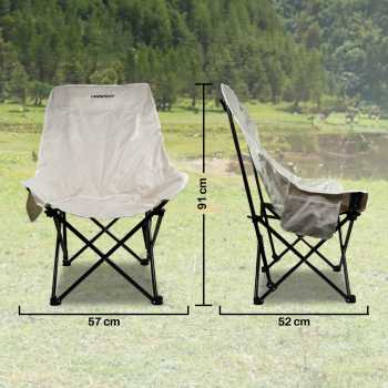 Gambar produk TaffSPORT Kursi Lipat Camping Piknik Portable Foldable with Head Rest - TP2