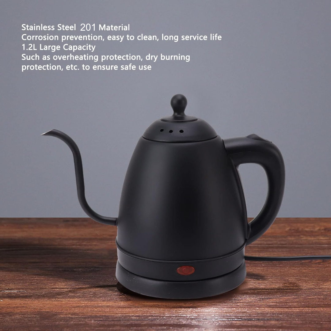 Gambar produk FMB Teko Listrik Kopi Pemanas Air Leher Angsa Pour Over 1360W - INU101