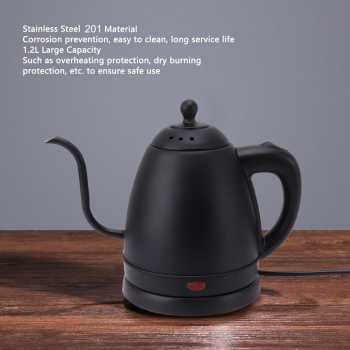 Gambar produk FMB Teko Listrik Kopi Pemanas Air Leher Angsa Pour Over 1360W - INU101