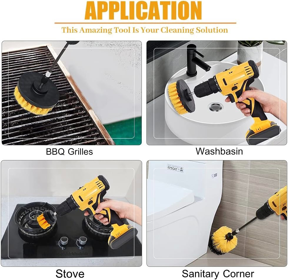 Gambar produk UNTIOR Kepala Sikat Pembersih Bor Car Polisher Drill Kit 5 PCS - UT2