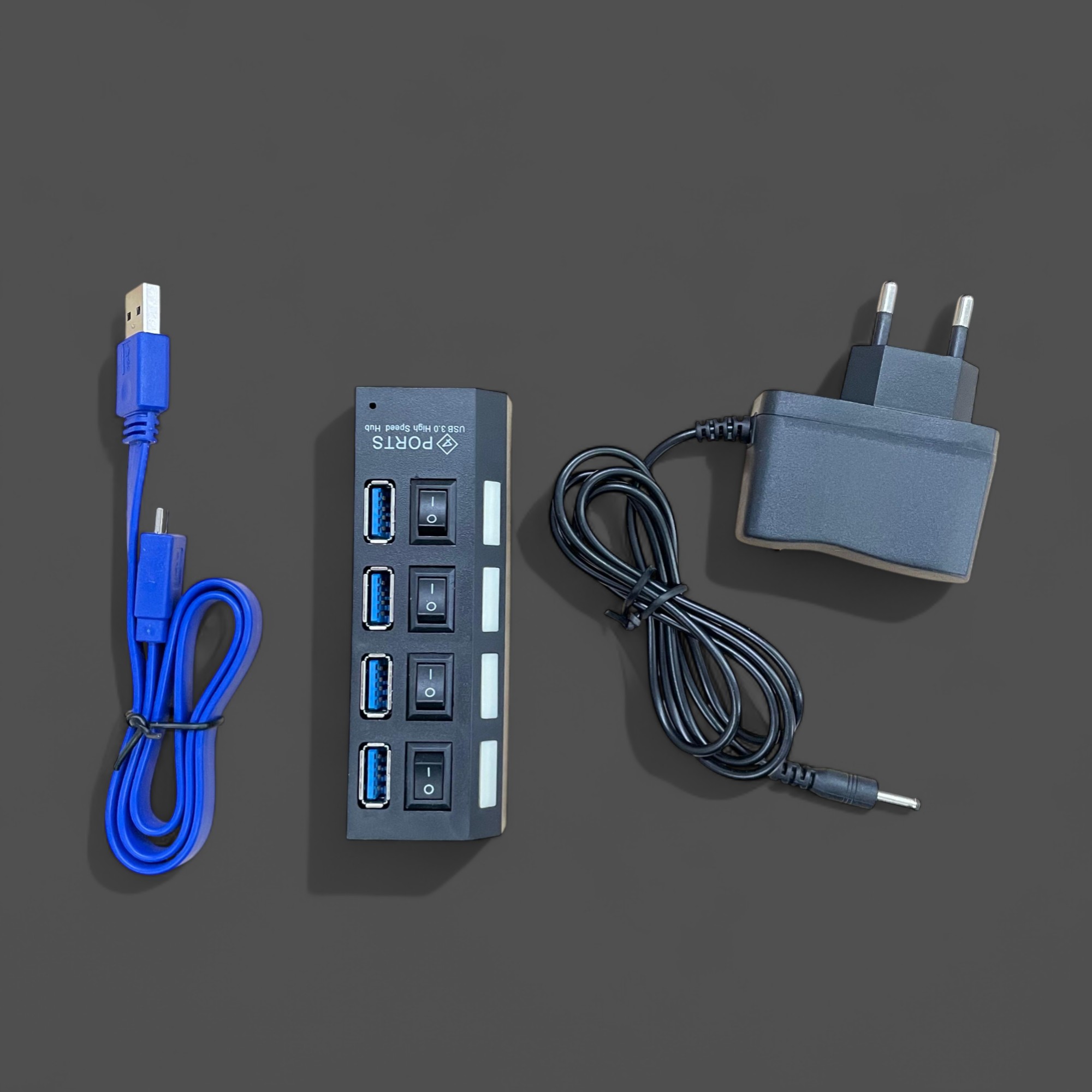 Gambar produk EASYIDEA USB Hub 3.0 4 Port with Power Supply - U9103