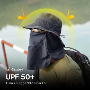 Gambar produk Rhodey Topi Rimba Outdoor Anti UV Waterproof Boonie Hat Nylon - GL012