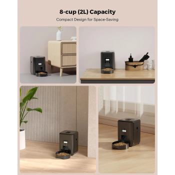 Gambar produk FMA Smart Pet Feeder Automatic Cat Dog Food Dispenser 2L - FM-2BT