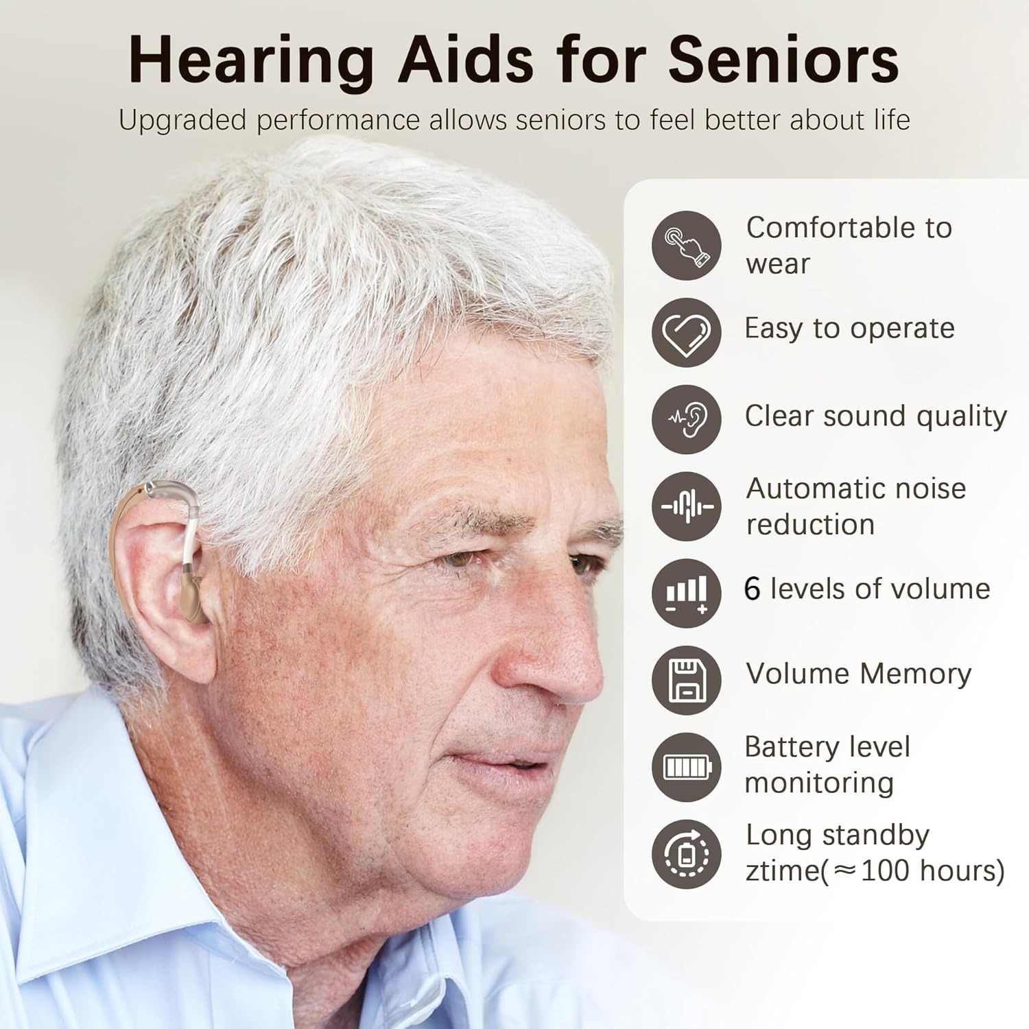 Gambar produk MIME Alat Bantu Dengar Telinga Earphone Hearing Aid Amplifier - Z-162