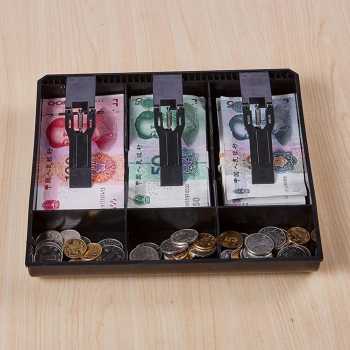 Gambar produk FED Laci Uang Kasir 3 Sekat Plastik Coin Cash Drawer Tray - INU146