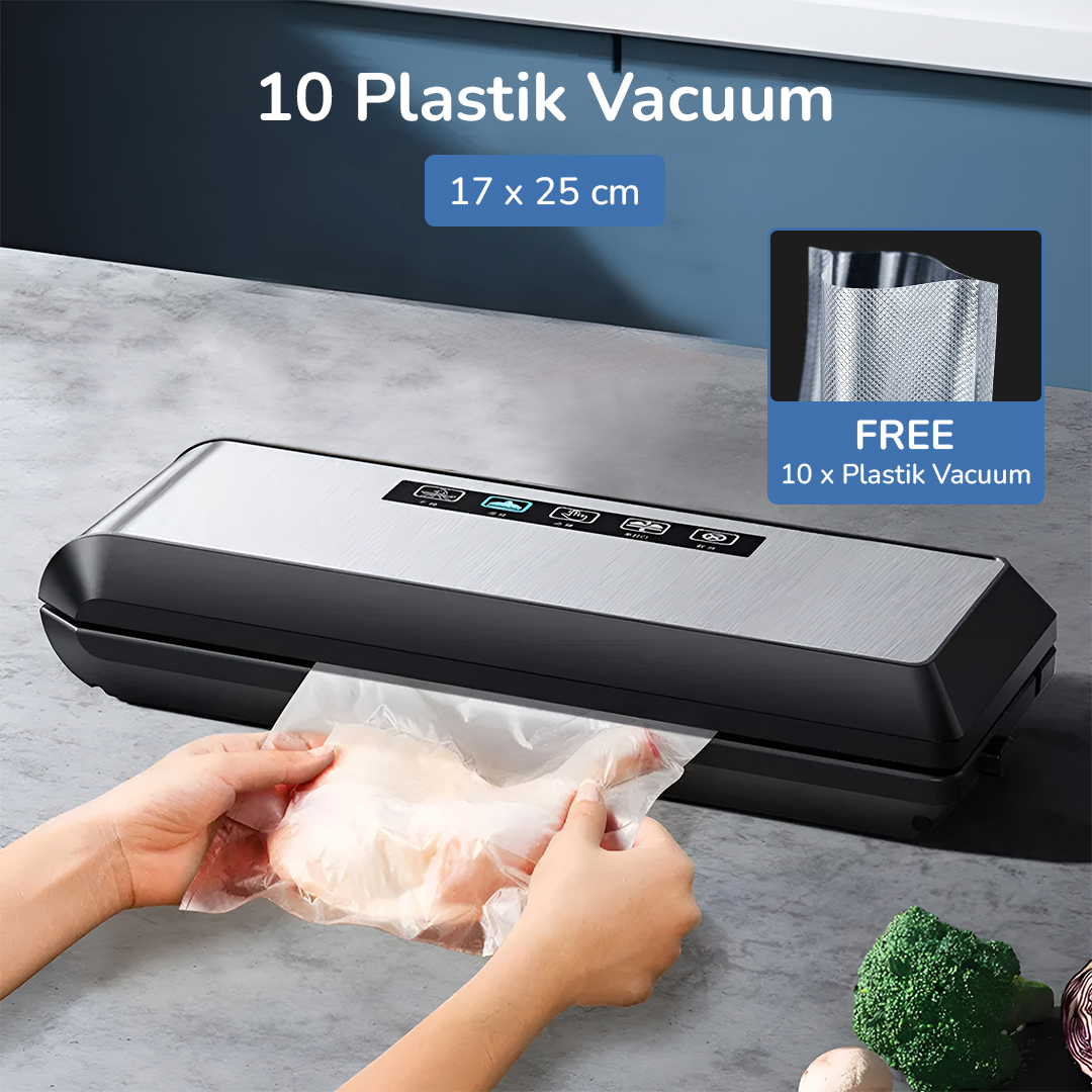 Gambar produk Alat Vakum Makanan Vacuum Sealer Packaging Machine with Bag - HP-9008