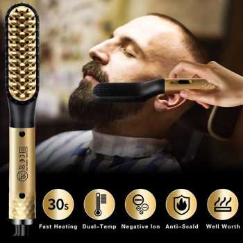 SHIZA Catokan Sisir Jenggot Pelurus Rambut Straightening Styling Comb - AO-030
