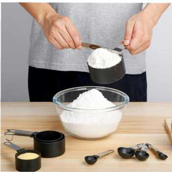 Gambar produk SPOSI Sendok Takar Ukur Cup Measuring Spoon 8 PCS - CF008