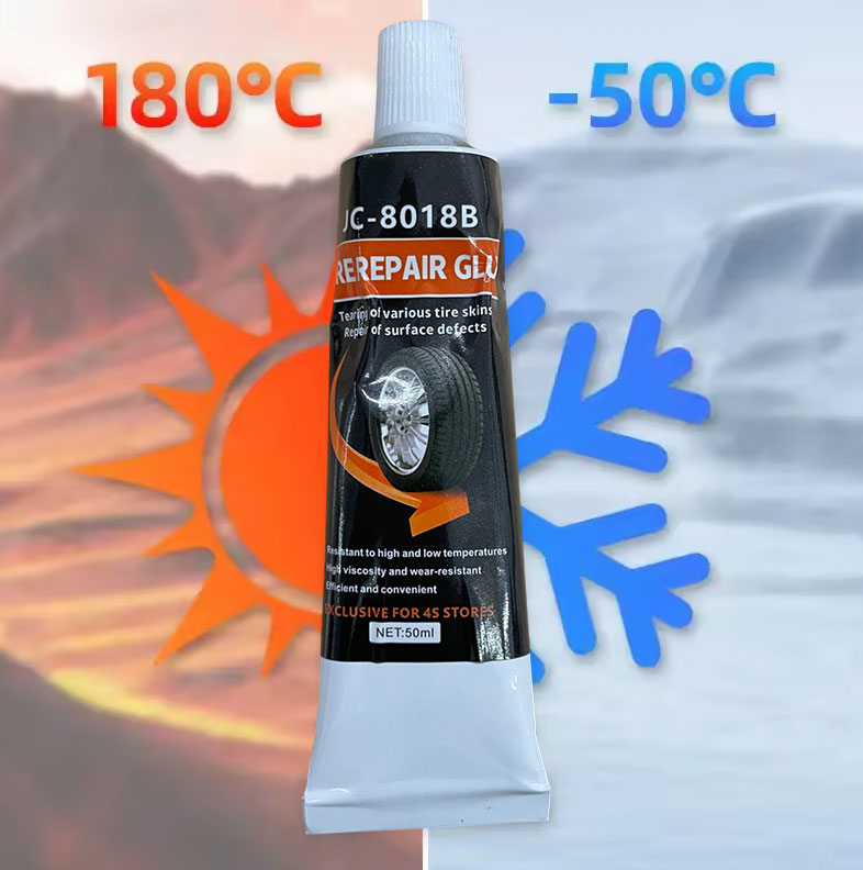 Gambar produk CHENG Lem Tambal Ban Mobil Car Tire Repair Glue Resistant 50ml 1PCS - JC-8018B