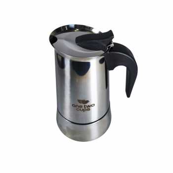 Gambar produk One Two Cups Moka Pot Espresso Coffee Maker Stovetop 9 Cup 450ml - Z21