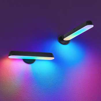 Gambar produk LEDA Smart LED Bluetooth Lamp Atmosphere Light RGB IP65 10W 2 PCS - LD002