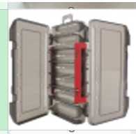 ZUHE Kotak Perkakas Kail Pancing Tackle Box Double Side 12 Grid - ZU012